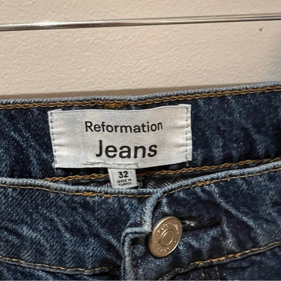 Reformation Cary High Rise Slouchy Wide Leg Jeans - Picture 4 of 8